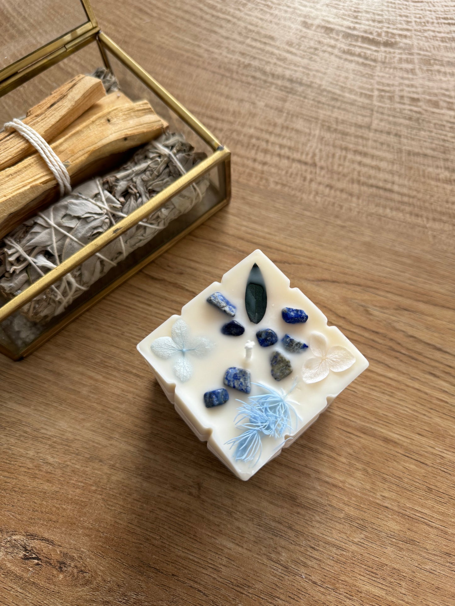 Bougie de rituel - Sodalite